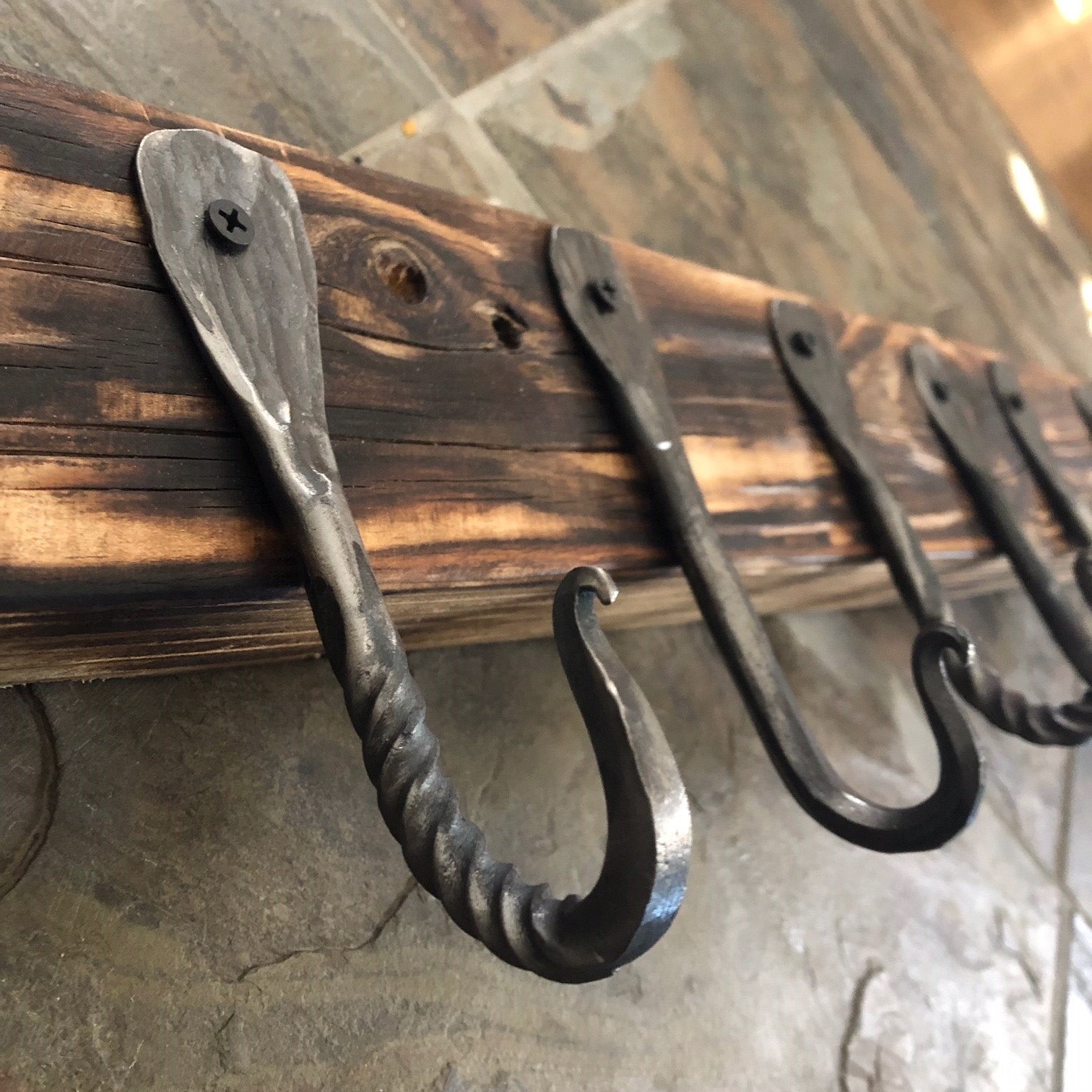 Forged Hooks – Rhino & Ravens Forge