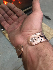 Classes - Saturday Forge Night / Make your own Copper Bracelet